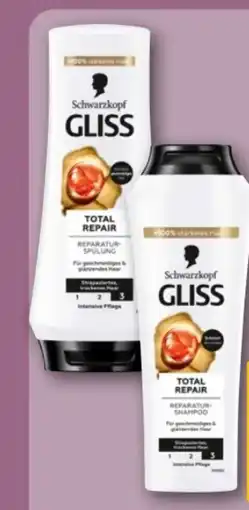 REWE Center Schwarzkopf Gliss Kur Spülung Total Repair Angebot