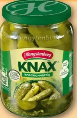 REWE Center Hengstenberg Knax Gewürzgurken Angebot