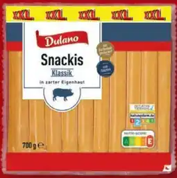 Lidl Dulano Snackis Würstchen XXL Angebot
