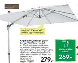 BayWa Bau & Garten Haveson Ampelschirm Catania Square Angebot