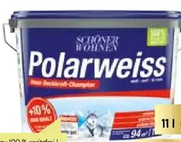 BayWa Bau & Garten Schöner Wohnen Innenfarbe Polarweiss Angebot