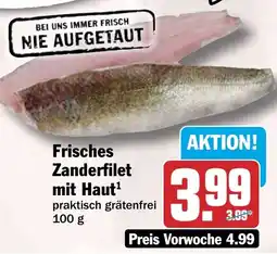 HIT Frisches Zanderfilet mit Haut Angebot