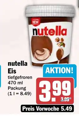 HIT nutella Eis Angebot