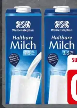 Edeka Weihenstephan Haltbare Milch Angebot