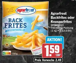 HIT Agrarfrost Backfrites oder Knusperfrites Angebot