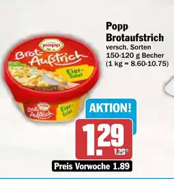 HIT Popp Brotaufstrich Angebot