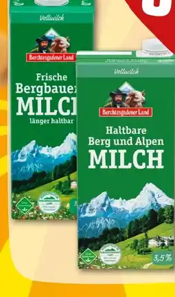 REWE Center Berchtesgadener Land Bergbauern Milch Angebot