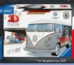 Edeka Ravensburger Volkswagen T1 3D-Puzzle Angebot
