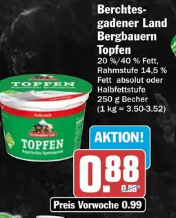 HIT Berchtes- gadener Land Bergbauern Topfen Angebot