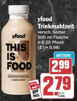 HIT yfood Trinkmahlzeit Angebot