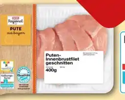 REWE Rewe Regional Puten-Innenfilet geschnitten Angebot