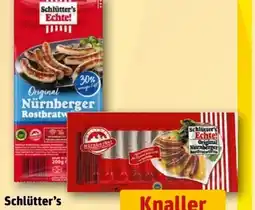 REWE Schlütters Nürnberger Rostbratwürstchen Angebot