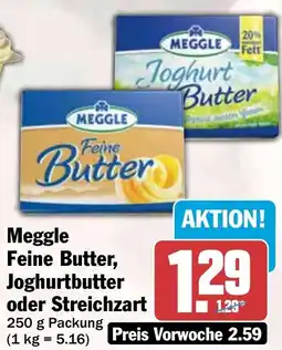 HIT Meggle Feine Butter, Joghurtbutter oder Streichzart Angebot