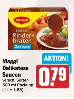 HIT Maggi Delikatess Saucen Angebot