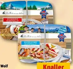 REWE Wolf Bayerischer Wurstsalat Angebot