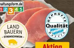 REWE Metzgerei Landbauern Schweine Rückensteak Angebot