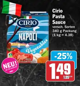 HIT Cirio Pasta Sauce Angebot