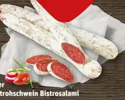 REWE Schiller Strohschwein Bistrosalami Angebot