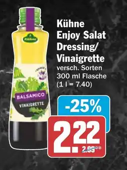 HIT Kühne Enjoy Salat Dressing/ Vinaigrette Angebot