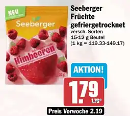 HIT Seeberger Früchte gefriergetrocknet Angebot