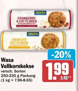 HIT Wasa Vollkornkekse Angebot