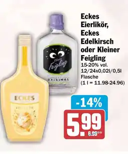 HIT Eckes Eierlikör, Eckes Edelkirsch oder Kleiner Feigling Angebot