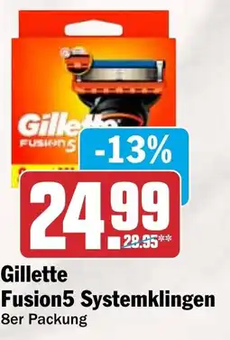 HIT Gillette Fusion5 Systemklingen Angebot