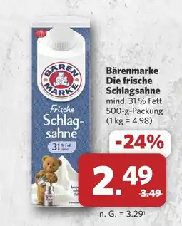 Combi Bärenmarke die frische schlagsahne Angebot