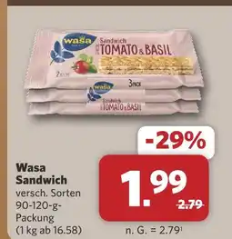 Combi Wasa sandwich Angebot