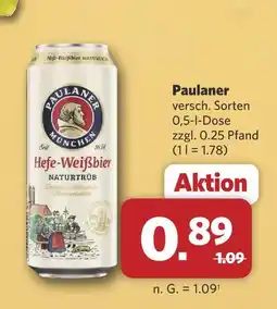 Combi Paulaner hefe-weißbier naturtrüb Angebot
