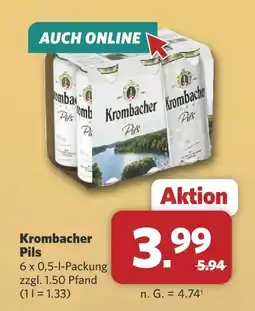 Combi Krombacher pils Angebot
