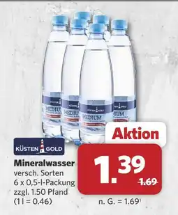 Combi Küsten gold mineralwasser Angebot