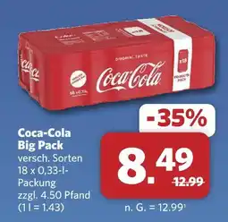 Combi Coca-cola big pack Angebot