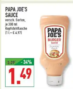 Marktkauf Papa joe's burger sauce Angebot