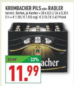 Marktkauf Krombacher pils Angebot