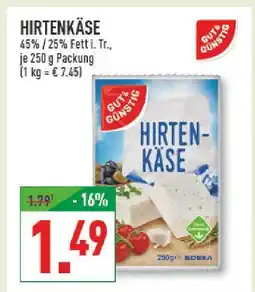 Marktkauf Gut & günstig hirtenkäse Angebot
