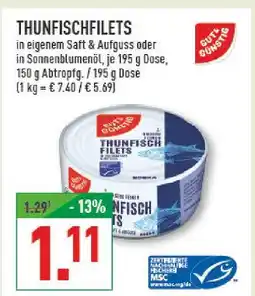 Marktkauf Gut & günstig thunfischfilets Angebot