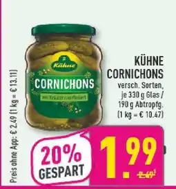 Marktkauf Kühne cornichons Angebot