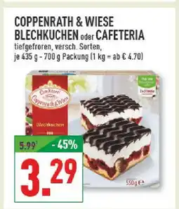Marktkauf Coppenrath & wiese blechkuchen oder cafeteria Angebot