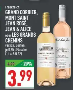 Marktkauf Grand corbier, mont saint jean & alice oder les grands chemins Angebot