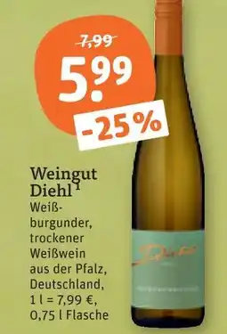 tegut Weingut diehl weißburgunder Angebot