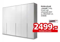 Segmüller Kleiderschrank lousada Angebot