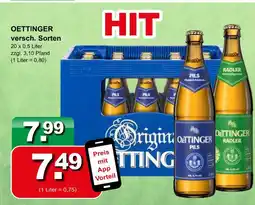 Getränkeparadies Gefromm Oettinger pils Angebot