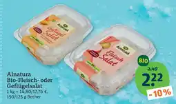tegut Alnatura bio-fleischsalat oder geflügelsalat Angebot