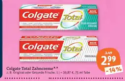 tegut Colgate total zahncreme Angebot