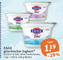 tegut Fage griechischer joghurt Angebot