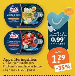 tegut Appel zarte filets vom hering Angebot