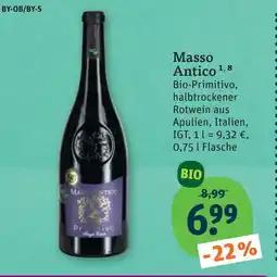 tegut Masso antico bio-primitivo Angebot