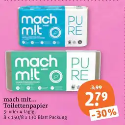 tegut Mach mit... pure toilettenpapier Angebot