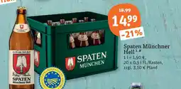 tegut Spaten münchner hell Angebot